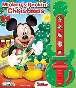 Seller image for Disney Mickey Mouse Clubhouse - Mickey's Rockin' Christmas Sound book and Toy Guitar Set - PI Kids for sale by ZBK Books