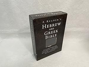 Image du vendeur pour A Reader's Hebrew and Greek Bible mis en vente par St Philip's Books, P.B.F.A., B.A.