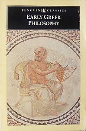 Immagine del venditore per Early Greek Philosophy venduto da -OnTimeBooks-