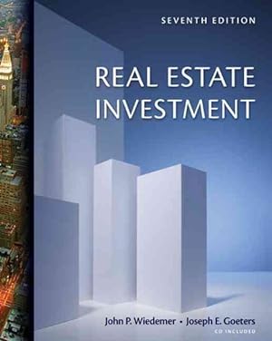 Imagen del vendedor de Real Estate Investment a la venta por GreatBookPricesUK