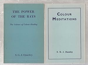 Bild des Verkufers fr The Power of The Rays: The Science fo Colour-Healing (with) Coulor Meditations (2 volume pair) zum Verkauf von Old Book Shop of Bordentown (ABAA, ILAB)