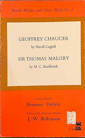 Seller image for British Writers and Their Work No. 1: Geoffrey Chaucer & Sir Thomas Malory for sale by NorWester