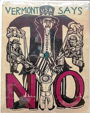 "Vermont Says No" poster