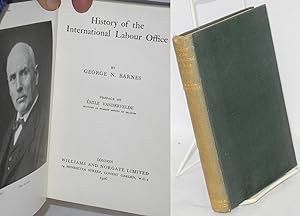 Seller image for History of the International Labour Office. Preface by Emile Vandervelde for sale by Bolerium Books Inc.
