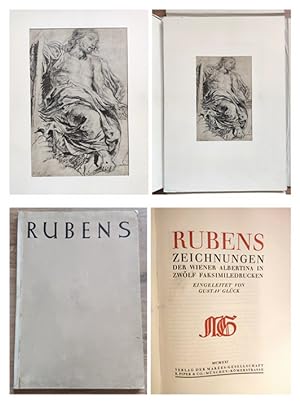 Rubens; Zeichnungen der Wiener Albertina in zwo lf Faksimiledrucken, eingeleitet von Gustav Glück...