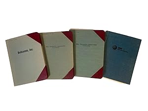 Archive of 4 Handwritten Notebooks from Bell Labs Telecommunications Researcher, 1970-86, with No...