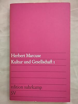 Kultur und Gesellschaft I. edition suhrkamp 101.