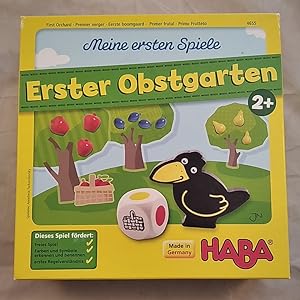 HABA 4655: Meine ersten Spiele - Erster Obstgarten (Holzfrüchte 3D)[Kinderspiel]. Achtung: Nicht ...