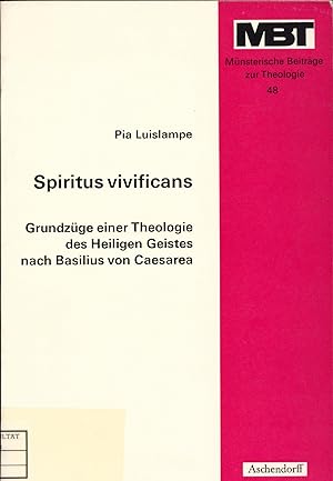 Bild des Verkufers fr Spiritus vivificans zum Verkauf von avelibro OHG