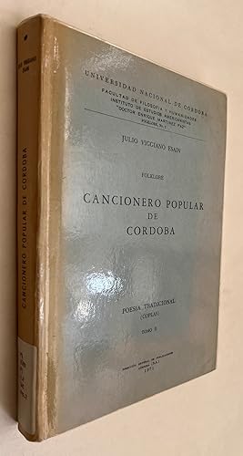 Imagen del vendedor de Cancionero Popular de Crdoba; Poesa Tradicional (Coplas) Tmo II a la venta por BIBLIOPE by Calvello Books