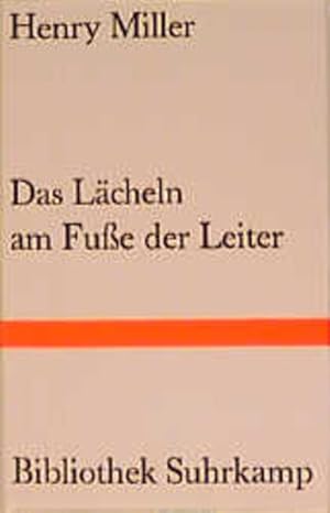 Imagen del vendedor de Das Lcheln am Fue der Leiter (Bibliothek Suhrkamp) a la venta por Versandantiquariat Felix Mcke