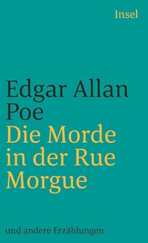 Imagen del vendedor de Smtliche Erzhlungen in vier Bnden: Band 2: Die Morde in der Rue Morgue (insel taschenbuch) a la venta por Versandantiquariat Felix Mcke