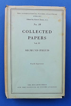 Collected Papers: Volume IV: Papers on Metapsychology; Applied Psycho-Analysis