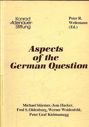 Bild des Verkufers fr Aspects of the German Question. zum Verkauf von Antiquariat Bookfarm