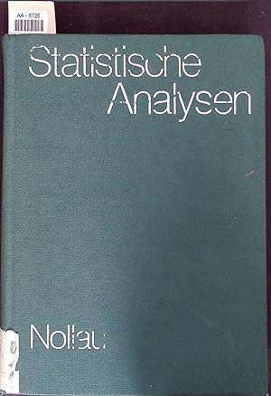 Image du vendeur pour Statistische Analysen. AA-8726 mis en vente par Antiquariat Bookfarm