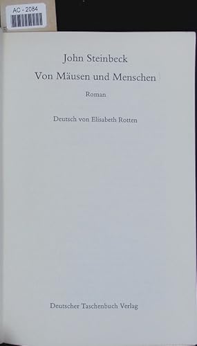 Bild des Verkufers fr Von Musen und Menschen. Roman. zum Verkauf von Antiquariat Bookfarm