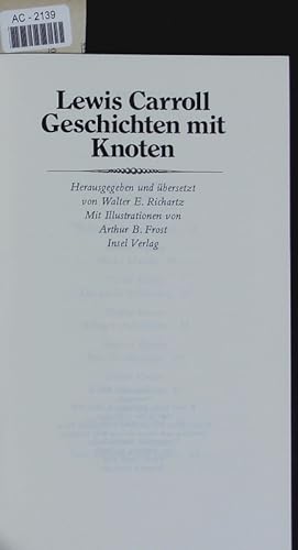 Bild des Verkufers fr Geschichten mit Knoten. E. Sammlung mathematischer Rtsel. zum Verkauf von Antiquariat Bookfarm