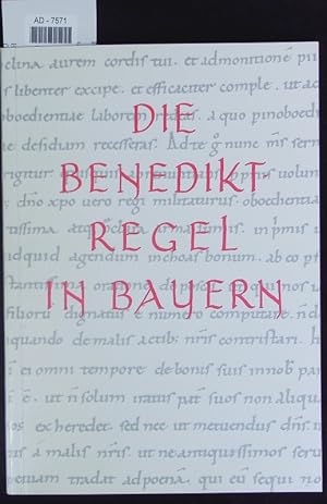 Seller image for Die Benediktregel in Bayern. Ausstellung d. Bayer. Staatsbibliothek, 29. November 1980 - 10. Januar 1981. for sale by Antiquariat Bookfarm