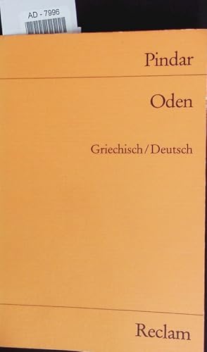 Imagen del vendedor de Oden. Griechisch/deutsch. a la venta por Antiquariat Bookfarm