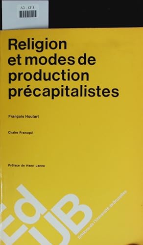 Bild des Verkufers fr Religion et modes de production prcapitalistes. zum Verkauf von Antiquariat Bookfarm