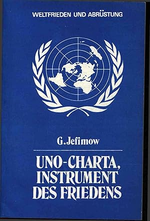 Imagen del vendedor de Uno-Charta - Instrument des Friedens. a la venta por Antiquariat Bookfarm