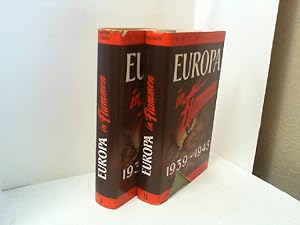 Imagen del vendedor de Europa in Flammen 1939-1945. Beide Bnde zusammen. Bd. I: Sachverstndigenberichte "Nation Europa" und Bd. II. a la venta por Antiquariat Uwe Berg