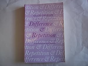 Imagen del vendedor de Difference and Repetition a la venta por Carmarthenshire Rare Books