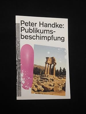 Immagine del venditore per Programmheft 20 Schauspiel Stuttgart 2017/18. PUBLIKUMSBESCHIMPFUNG von Peter Handke. Regie: Martin Laberenz, Bhne: Volker Hintermeier, Kostme: Aino Laberenz. Mit Manolo Bertling, Peter Rene Ldicke, Jeremy Mockridge, Natali Seelig, Birgit Unterweger venduto da Fast alles Theater! Antiquariat fr die darstellenden Knste