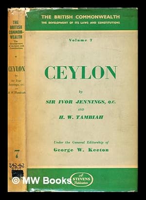 Imagen del vendedor de The dominion of Ceylon : the development of its laws and Constitution a la venta por MW Books