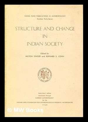 Imagen del vendedor de Structure and change in Indian society a la venta por MW Books