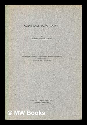 Seller image for Clear Lake Pomo society for sale by MW Books