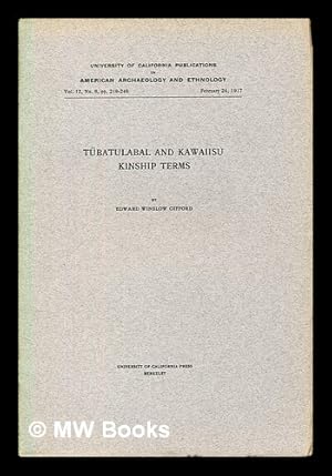 Seller image for Tbatulabal and Kawaiisu kinship terms for sale by MW Books