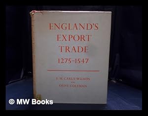 Bild des Verkufers fr England's export trade, 1275-1547 zum Verkauf von MW Books