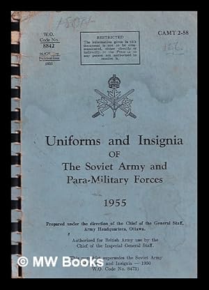 Immagine del venditore per Uniforms and insignia of the Soviet army and para-military forces venduto da MW Books