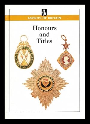 Seller image for Honours and titles for sale by MW Books Ltd.