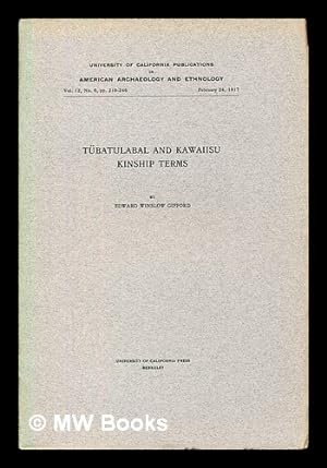 Seller image for Tbatulabal and Kawaiisu kinship terms for sale by MW Books Ltd.