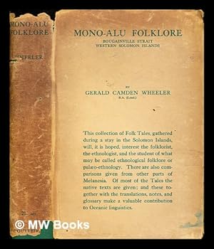 Imagen del vendedor de Mono-Alu folklore : Bougainville Strait, Western Solomon Islands a la venta por MW Books Ltd.