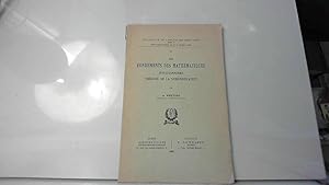 Image du vendeur pour Les Fondements des mathmatiques, intuitionnisme, thorie de la dmonstration. mis en vente par JLG_livres anciens et modernes