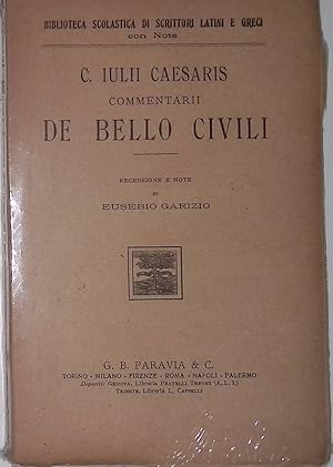 Imagen del vendedor de De bello civili a la venta por FolignoLibri