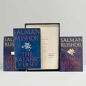 Seller image for The Satanic Verses - A Comprehensive Collection of Rushdie's Own Annotated Photostat Transcript, Proof, Signed Booker/First Edition with Whitbread Band and Signed First Edition in the rare Purple Dust Wrapper for sale by John Atkinson Books ABA ILAB PBFA