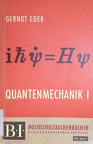 Bild des Verkufers fr Quantenmechanik. Teil 1 Hochschultaschenbcher(264) zum Verkauf von books4less (Versandantiquariat Petra Gros GmbH & Co. KG)