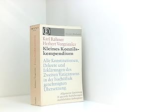 Immagine del venditore per Kleines Konzilskompendium : Alle Konstitutionen, Dekrete und Erklarungen des Zweiten Vaticanums in der bischoflich beauftragen Ubersetzung venduto da Book Broker