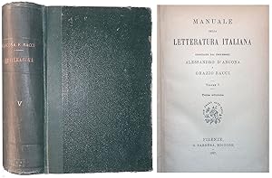 Image du vendeur pour Manuale della letteratura italiana. Vol. V mis en vente par FolignoLibri