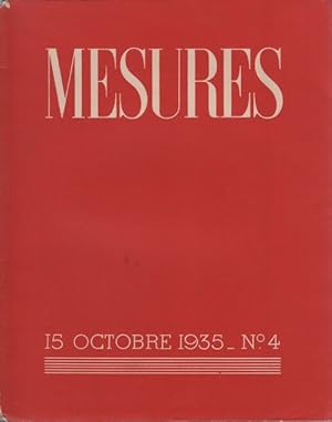 Mesures numero 4 15 octobre 1935