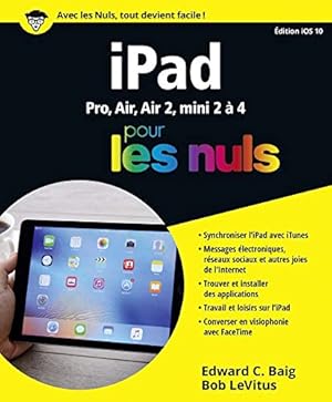 Imagen del vendedor de iPad ed iOS 10 pour les Nuls a la venta por Dmons et Merveilles