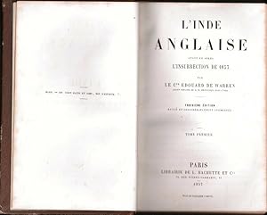 L'inde anglaise avant et apres l'insurrection de 1857