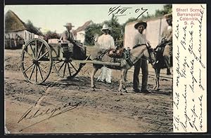 Postcard Barranquilla, Street Scene