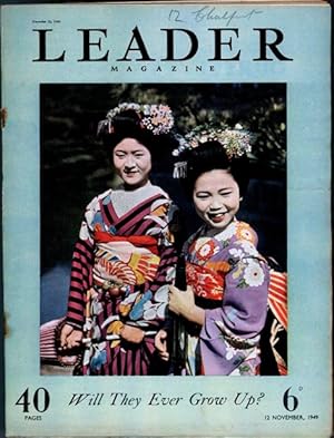 Image du vendeur pour Leader Magazine, 12 Nov.1949 mis en vente par Cacklegoose Press