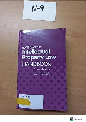 Bild des Verkufers fr Butterworths Intellectual Property Law Handbook Fourteenth edition Consultant editor Michael Edenborough QC zum Verkauf von UK LAW BOOK SELLERS LTD