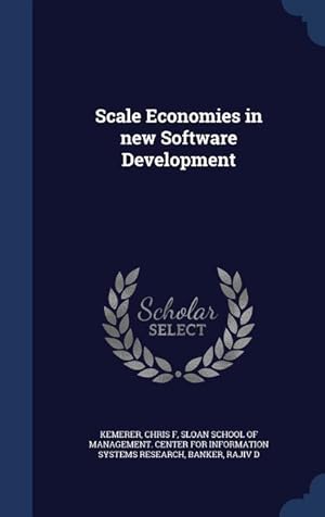 Seller image for Scale Economies in new Software Development for sale by moluna